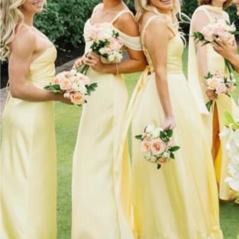 Show Me Your MuMu Yellow Maxi Dress - Picture 3 of 11